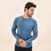 Camiseta UV Masculina con protección solar Uvpro - Acero