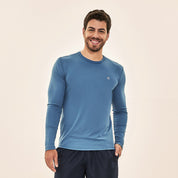Camiseta UV Masculina con protección solar Uvpro - Acero