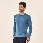 Camiseta UV Masculina con protección solar Uvpro - Acero