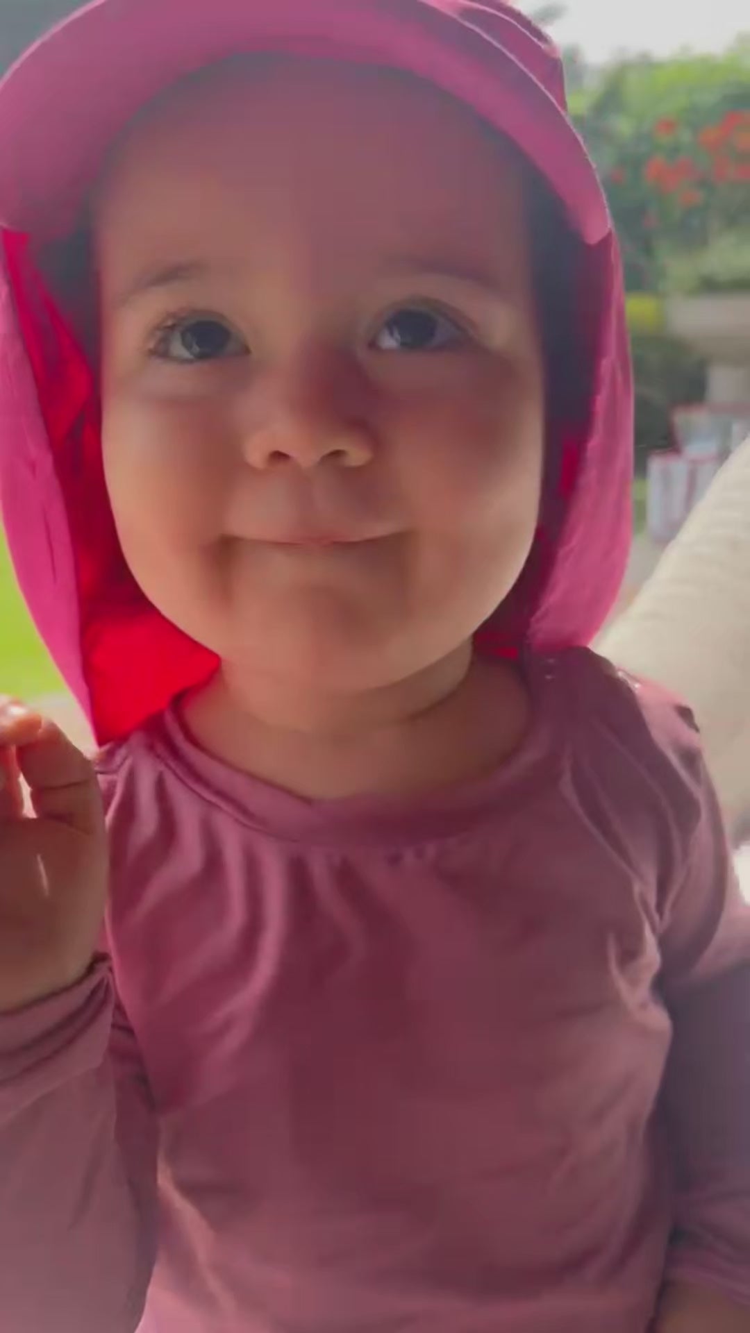Camiseta UV con protección solar Baby - Malva