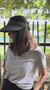 Visera UV con protección solar Brunei - Verde militar