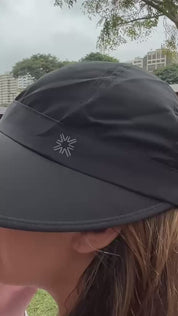 Visera UV con protección solar Niza - Negro