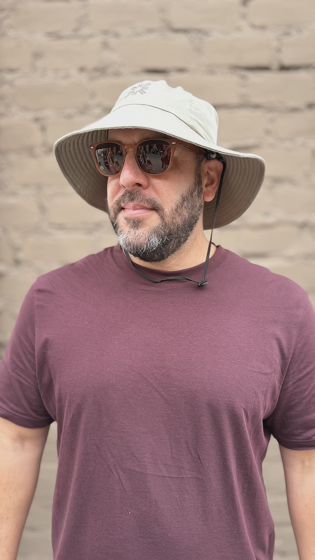 Sombrero UV con protección solar Cassis - Kaki