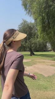 Visera UV con protección solar Brunei - Lino