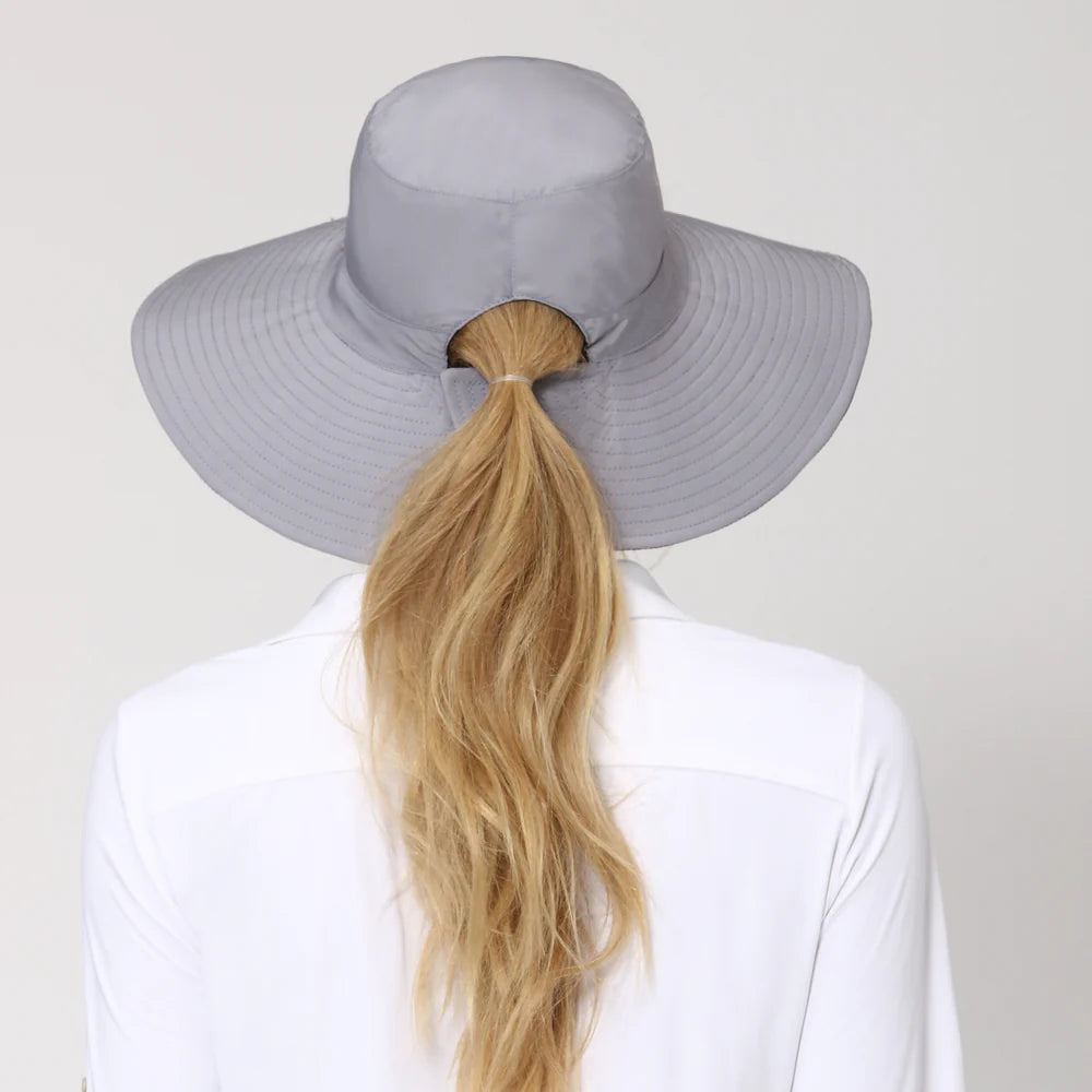 Sombrero Reversible San Diego Gris/Negro - UV LINE