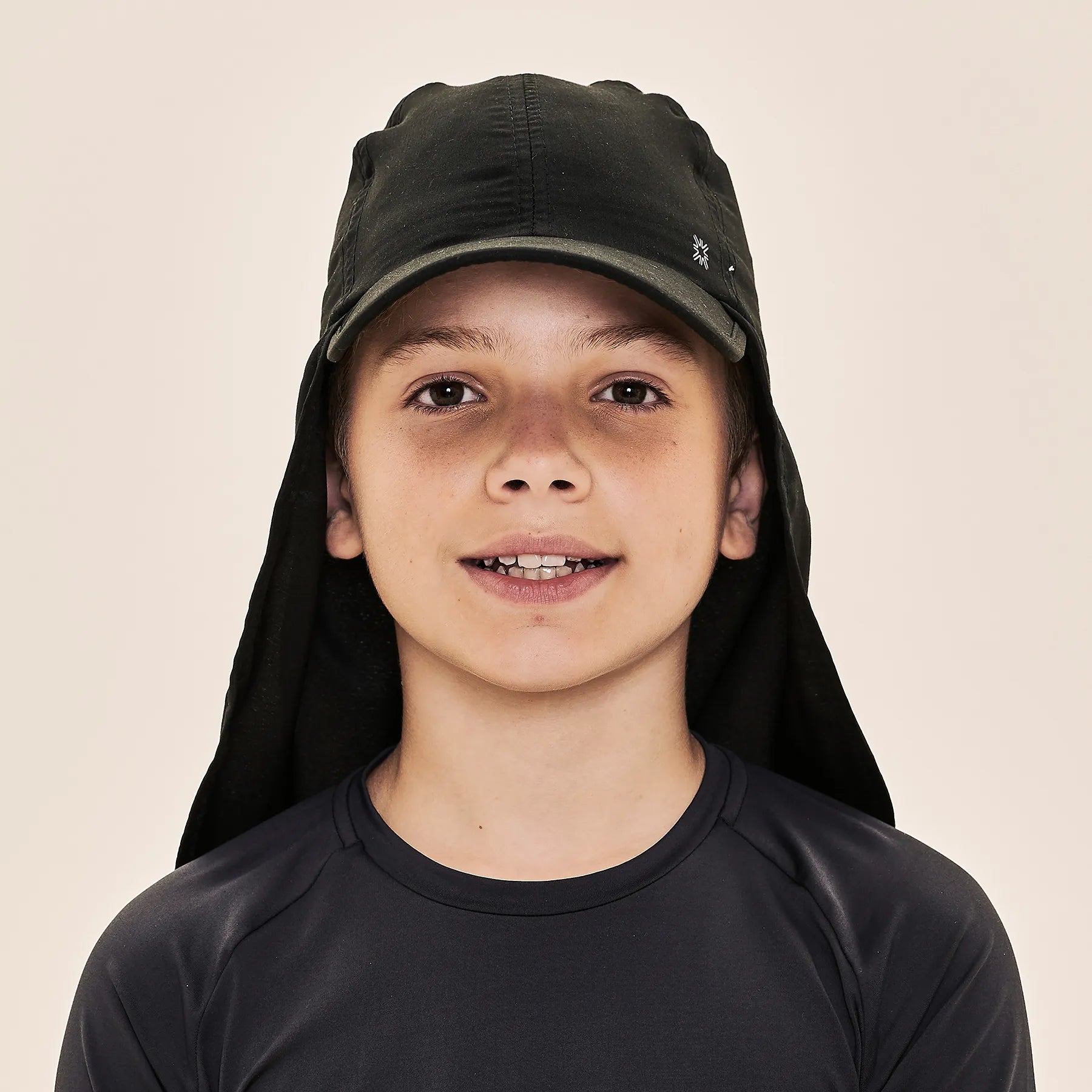 Gorra UV con protección solar Legionario Teens - Negro