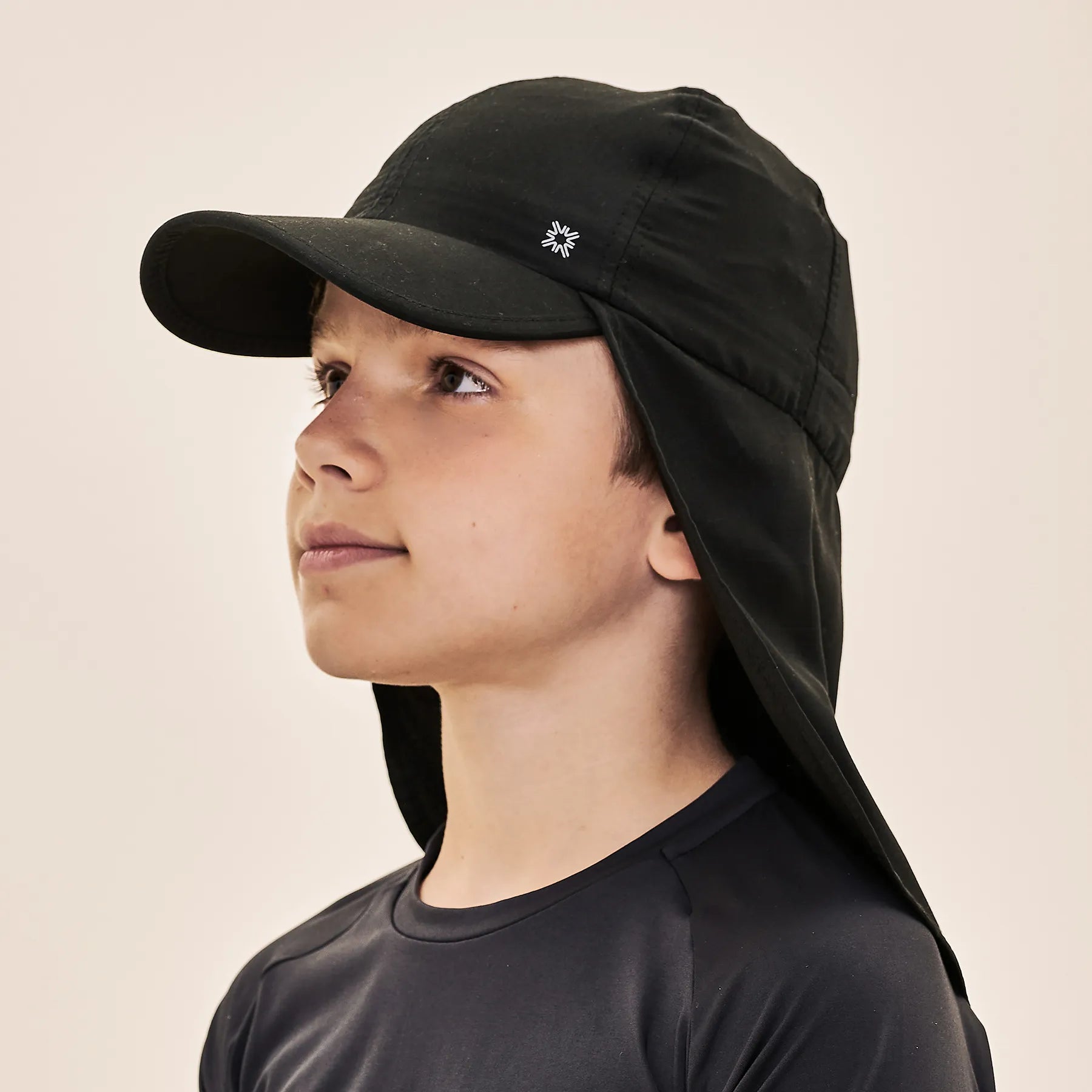 Gorra UV con protección solar Legionario Teens - Negro