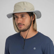 Sombrero UV con protección solar Kansas - Arena/Gris