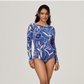 Ropa de Baño Bianca Fiori  Azul