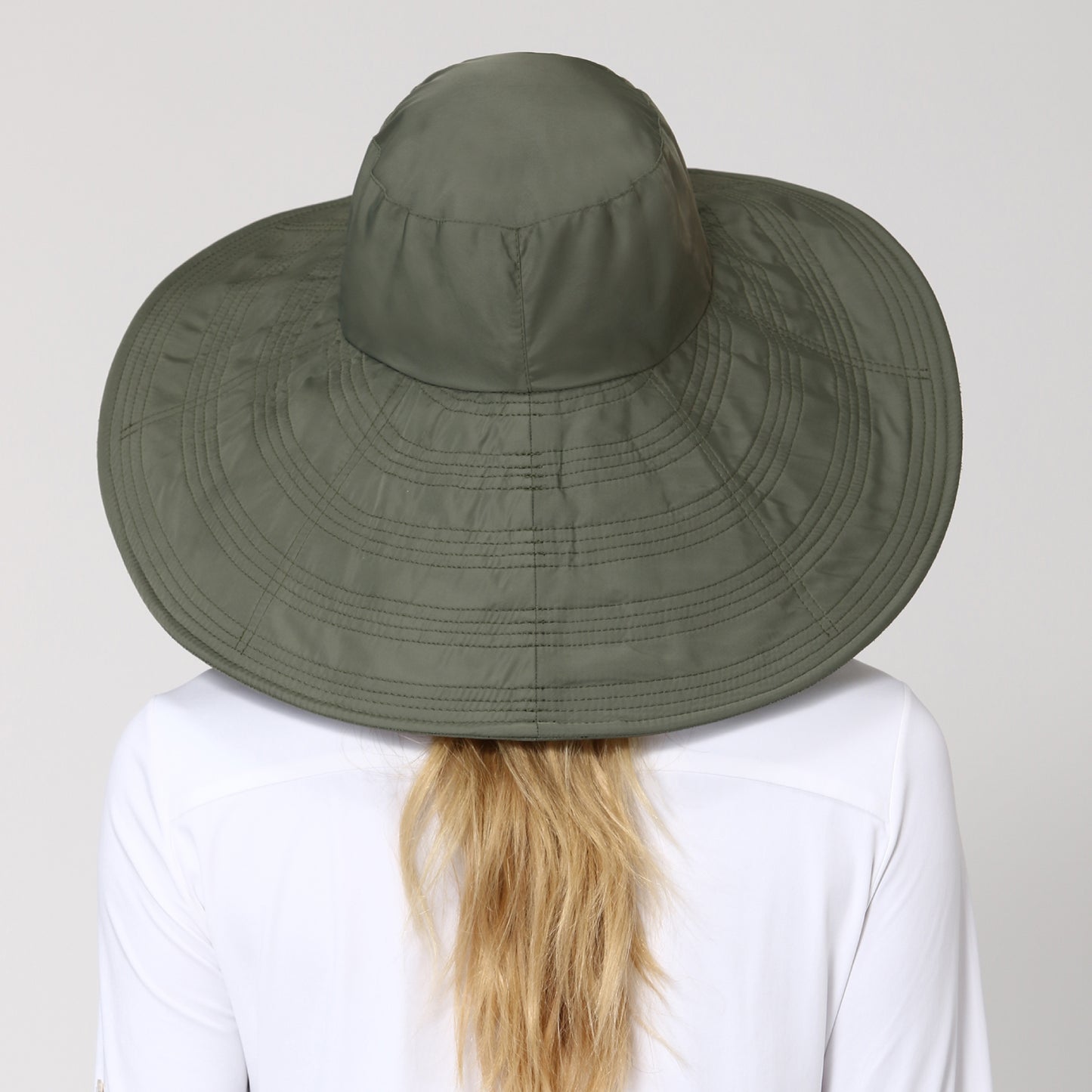 Sombrero Beverly Hills Verde Militar