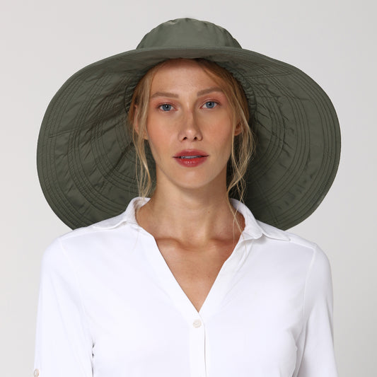 Sombrero Beverly Hills Verde Militar