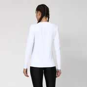 Camiseta UV femenina con protección solar Uvpro - Blanco