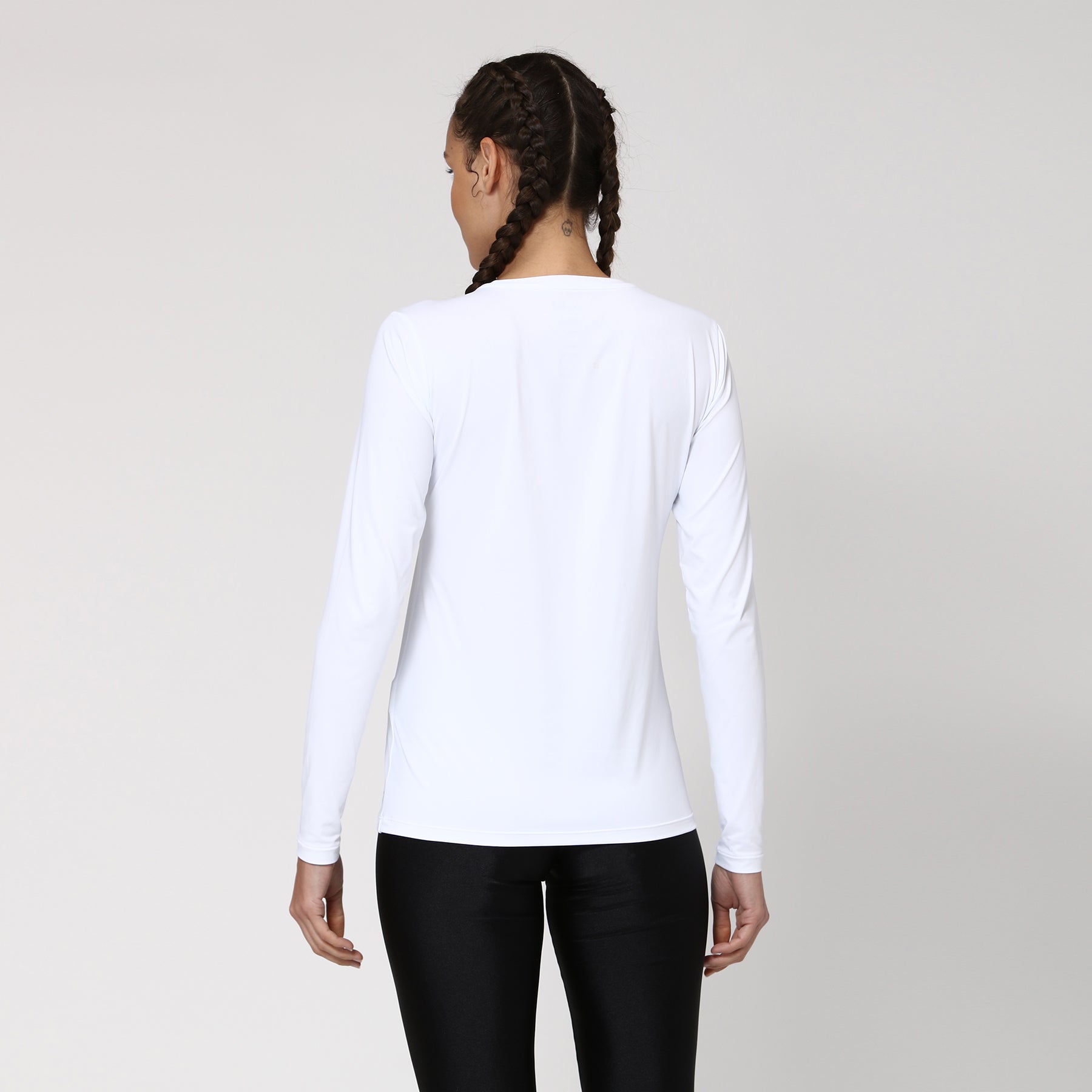 Camiseta UV femenina con protección solar Uvpro - Blanco