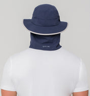 Sombrero UV con protección solar Kansas - Marino/Gris